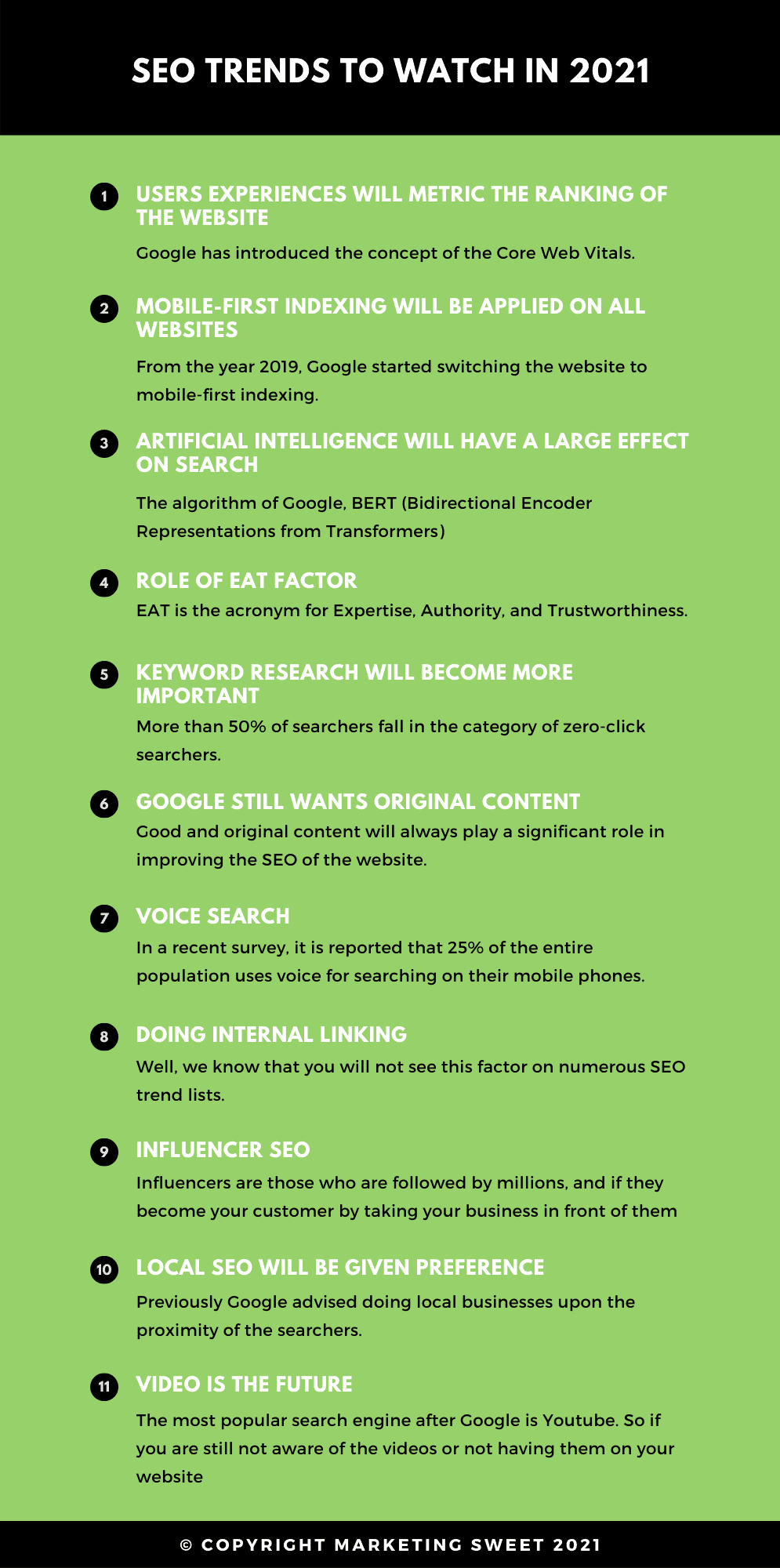 SEO Trends to Watch in 2021